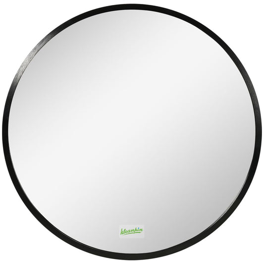 Wall-mounted Vanity Mirror — Black, 40x40cm