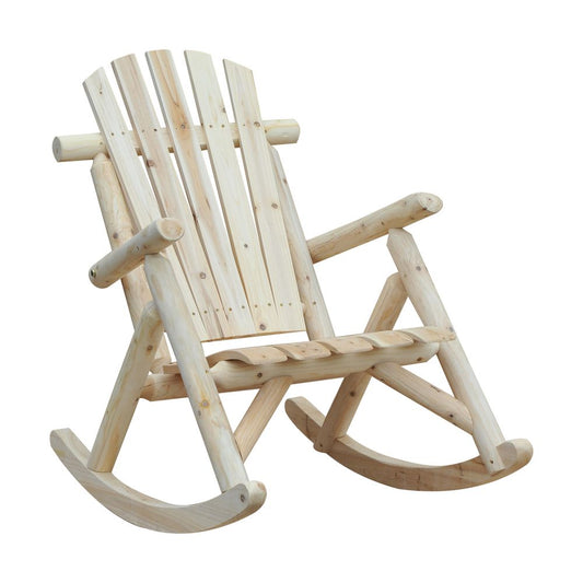 Cedar Wood Rocking Armchair