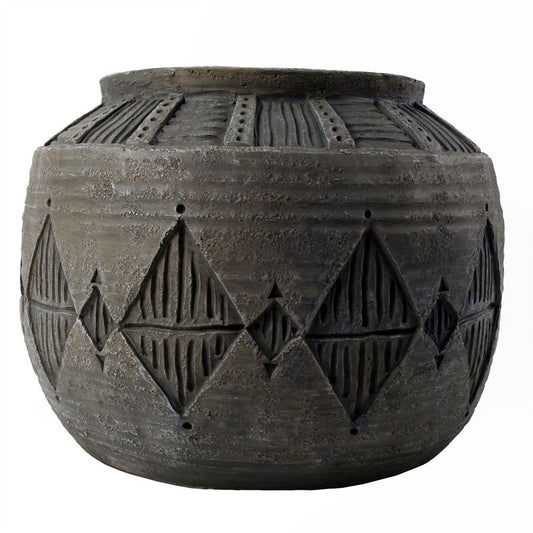 Large Grey Gliese Diamond Planter