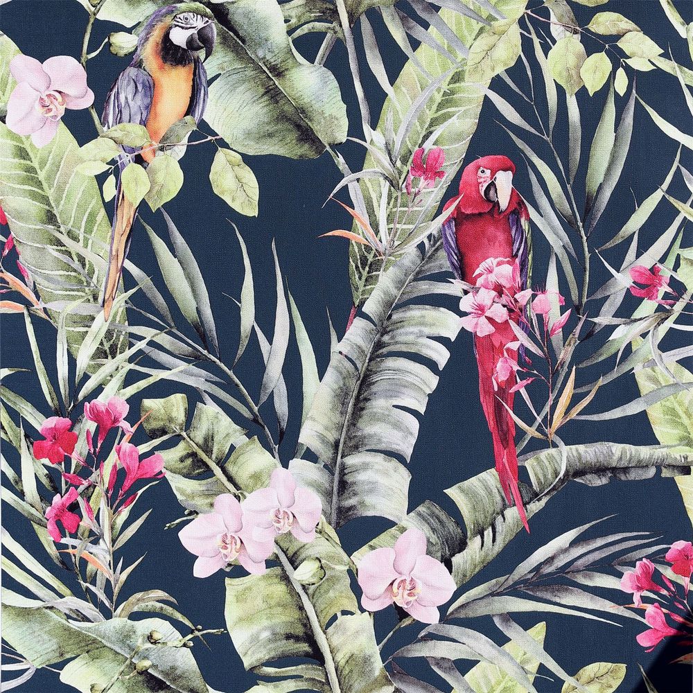 Pretty Polly Navy Wallpaper