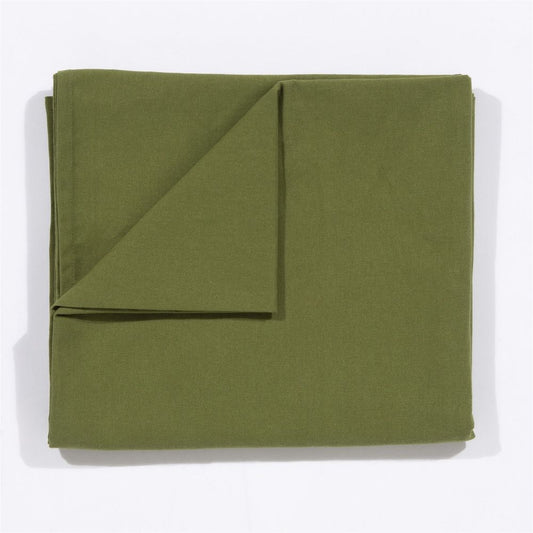 Avon 100% Cotton 240x140cm Olive Tablecloth