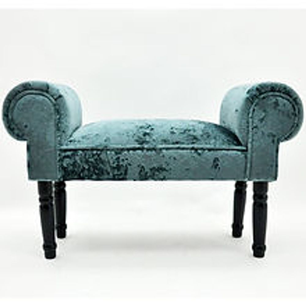 VELVET LUXURY BLUE SMALL WINDOW SEAT