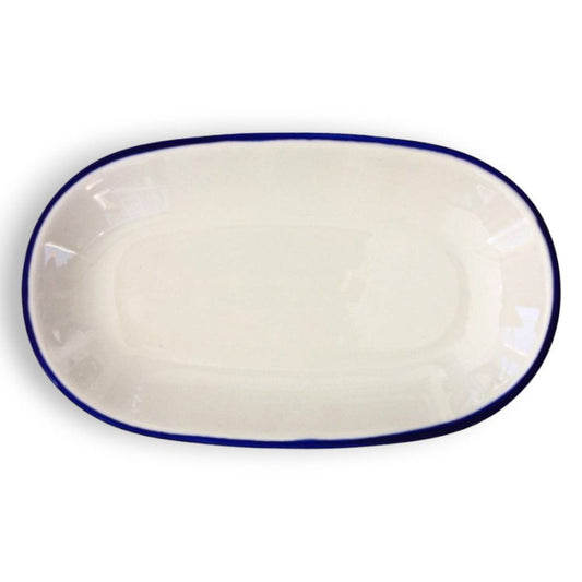 Porcelain Snack Bowl Classical — Blue